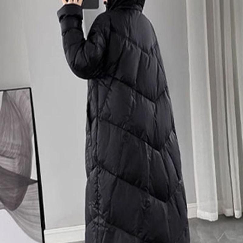 Super langer Parka für den Winter, Damenbekleidung, locker, warm, dick, kältebeständig, mit Baumwolle gefütterte Jacke, langärmelig, winddichte Jacke, Oberbekleidung