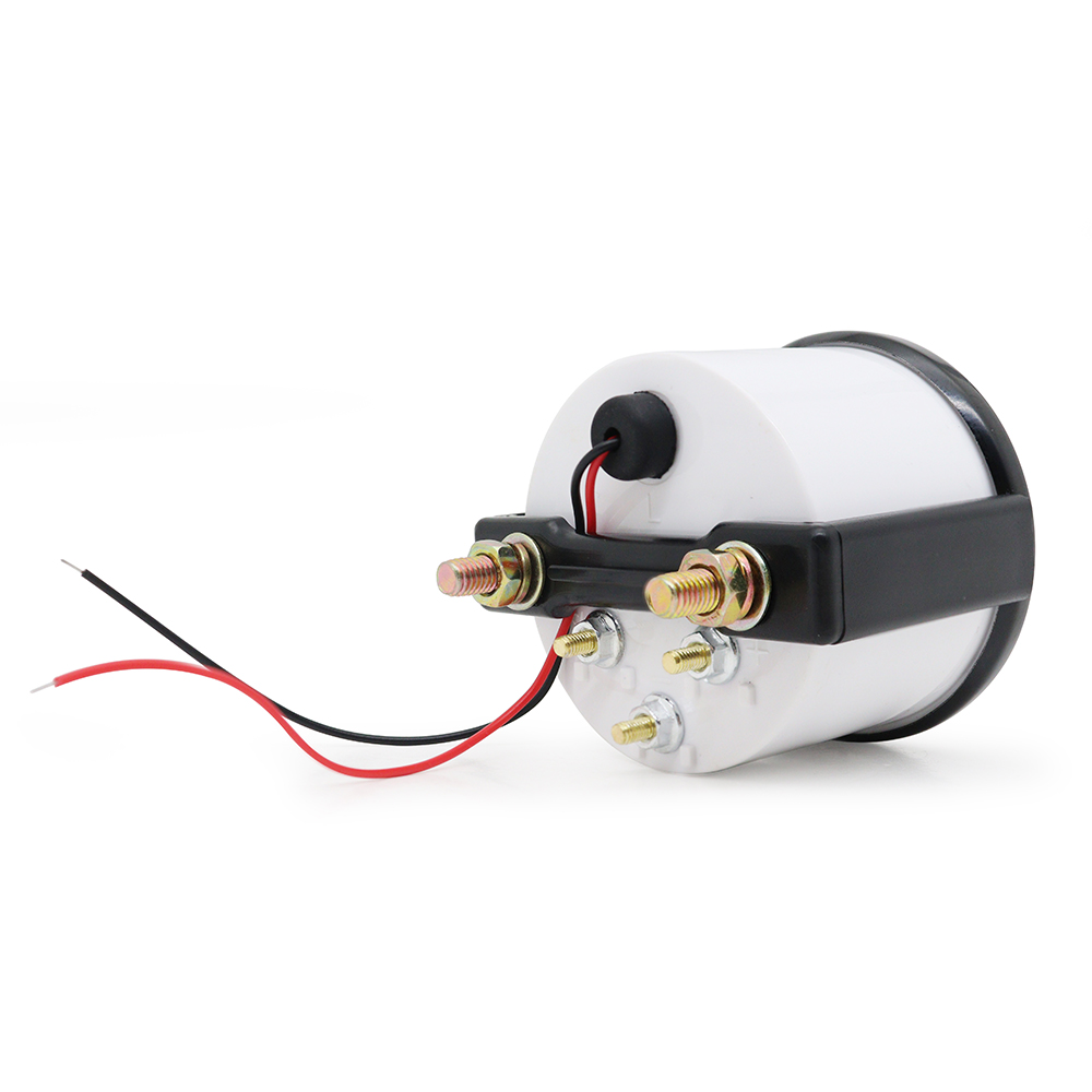 12v 52mm universal medidor de combustível do carro medidor de nível de combustível alta sensibilidade branco led luz aro preto medidores automotivos