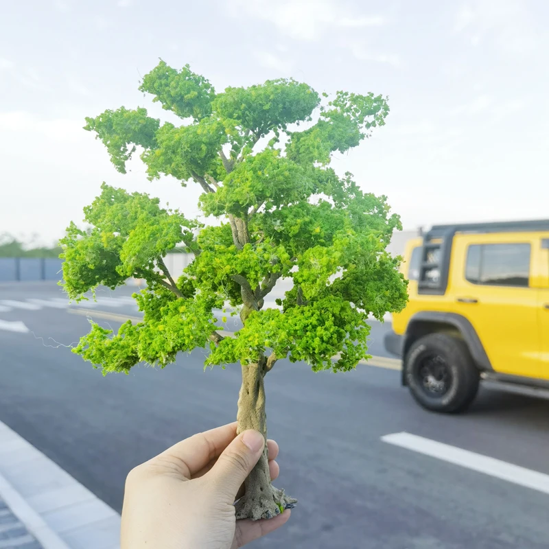 25-30cm miniature simulation wire trunk model tree realistic boutique tree model G scale train model material railway layout