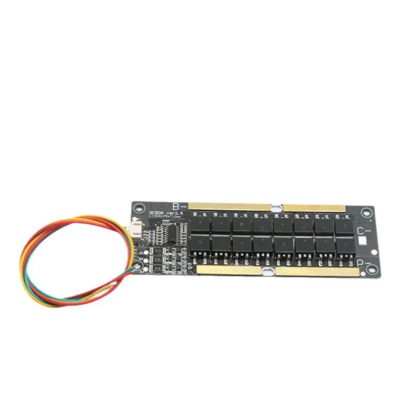 Placa de proteção de bateria de lítio ternária RONXII 3S 50A com corrente contínua e pacote de bateria inversora de cabeça balanceada