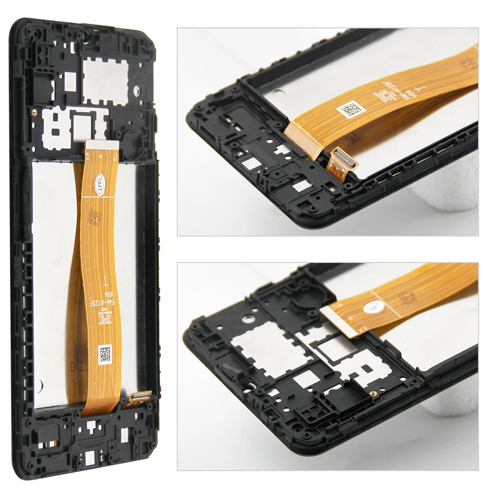 6.5 polegada para samsung a12 a125 display lcd com quadro digitador da tela de toque replacemen para samsung SM-A125F a125f/ds display