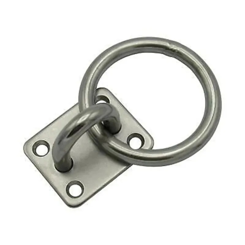 Edelstahl Universal mit Ring Marine Eye Plate Stabil Bester Rostschutz Bootskabinenzubehör