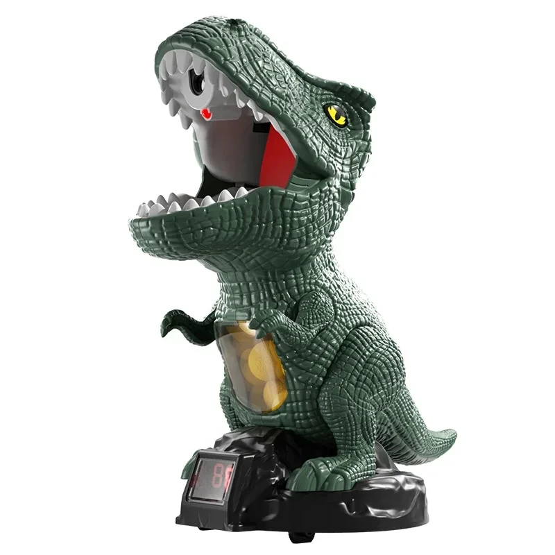 Movable Target Shooting Dinosaur Toys Parent-child Match Interaction Air-powered Gun Soft Bullet Ball Funny Battle Games Toys