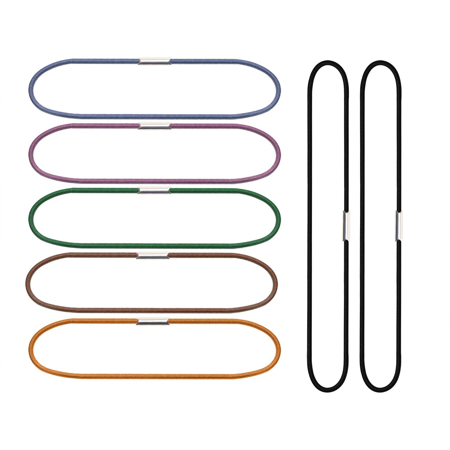 5 Pieces a Set Spare Rubber Band Leather Notebook Accessory for Travelers Notebook Repair Elastic String Bungee Cord