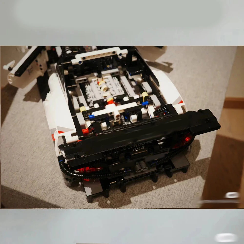 911 RSR 자동차 호환 88009 벽돌 1630 PCS DIY 장난감 크리스마스 선물 생일 선물 도미노 블록 건설 장난감