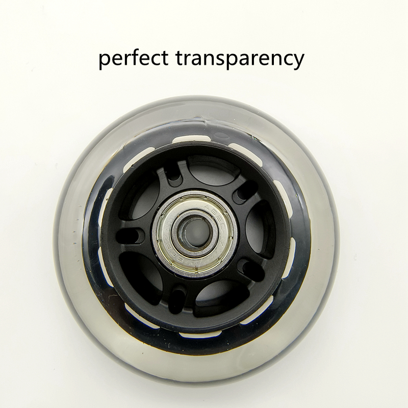 Miễn Phí Vận Chuyển Lăn Bánh Bánh 80X24 Đen Xám Màu Trong Suốt 8 Cái/lốc