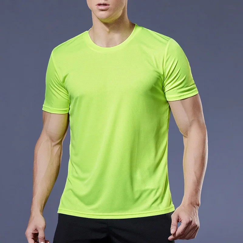 Camisetas para correr para hombre, Camiseta deportiva de compresión de secado rápido, camisetas deportivas para gimnasio, camisetas para correr, camisetas de fútbol, ropa deportiva para hombre