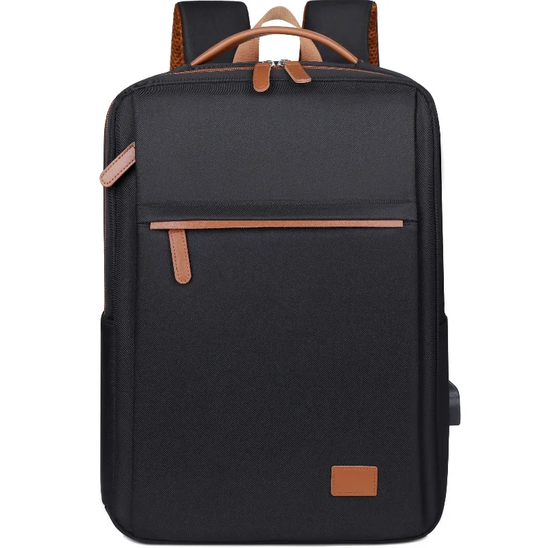 Nylon-Rucksack, stilvoller, vielseitiger täglicher Pendlerrucksack mit Reißverschlussöffnungsdesign
