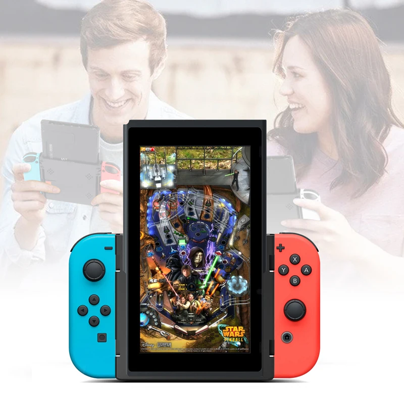 Accesorio de mano con agarre abatible en modo retrato para Nintendo Switch, oriente en modo Vertical, funciona con soporte de empuñaduras OLED Joy-con