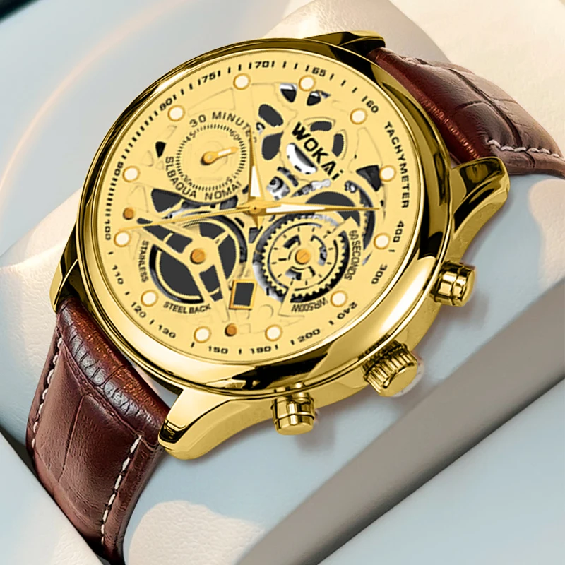 Nuevo 2023 Voke Business reloj deportivo de cuarzo cinturón de ocio reloj de hombre