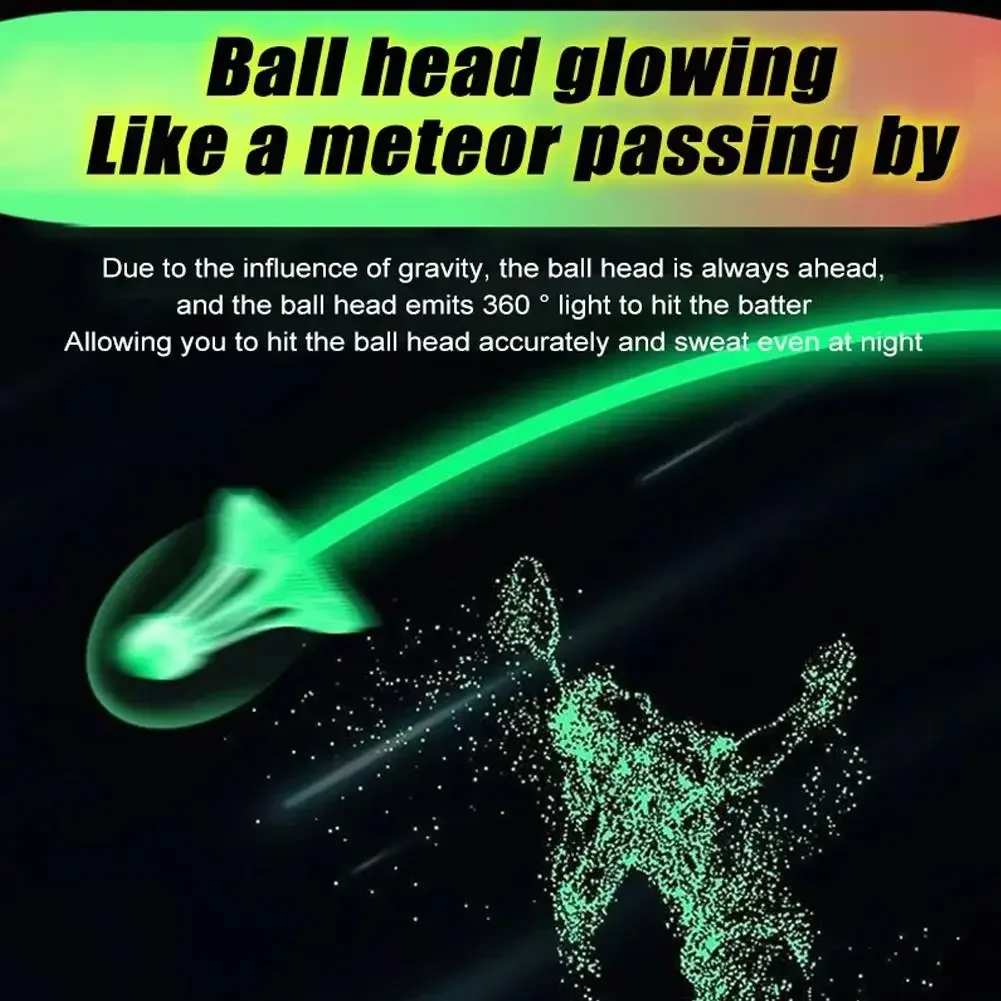 1 PC GLOW-In-The-Dark Windproof แบดมินตันแบดมินตันลูกบอลลมความต้านทานการฝึกอบรมอุปกรณ์เสริม Night อุปกรณ์กีฬากลางแจ้ง