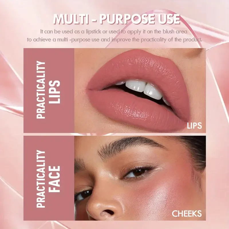 Lápiz labial mate de 4 colores, resistente al agua, de larga duración, fácil de aplicar, no se decolora, maquillaje de labios multilingüe, unisex, seguro y certificado