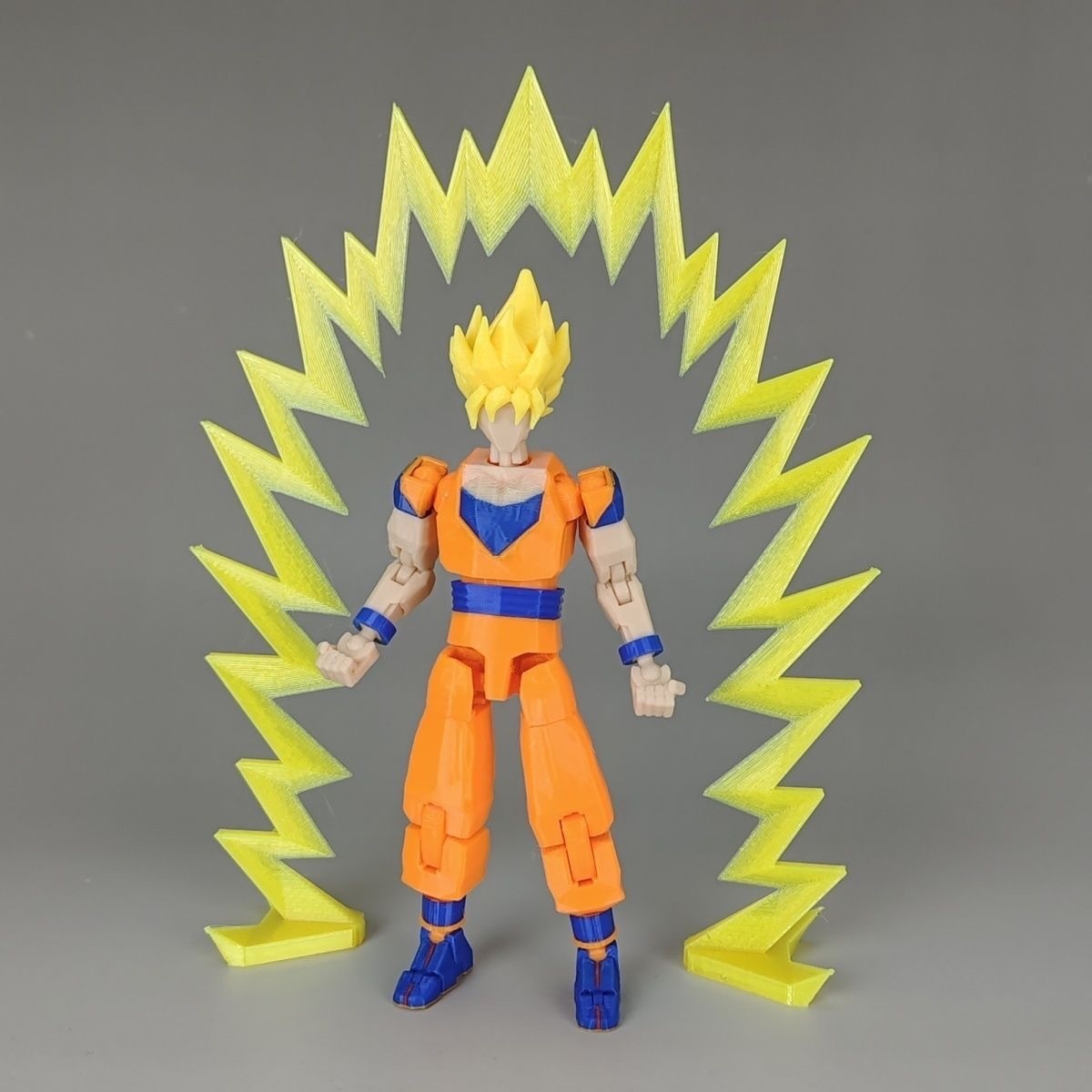 3D Printed Dragon Ball Goku Saiyan Anime Multi-Jointed Shapeshift Toys Action Figures Mannequin Model Superheros Ornaments