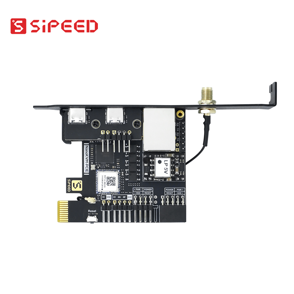 Sipeed NanoKVM-PCIe PiKVM Mini Servidor de operação e manutenção de controle remoto HDMI