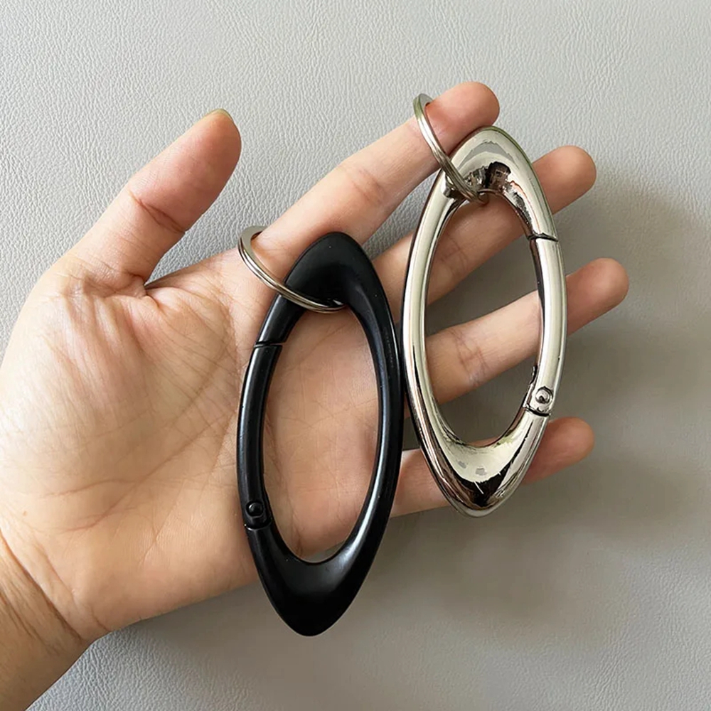 트위스트 금속 Carabiner 키 체인 다기능 등산 자동차 열쇠 고리 고딕 배낭 허리 매달려 장식 DIY Y2K