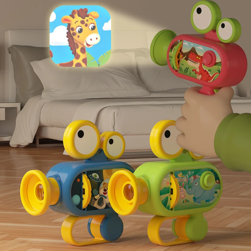Projecteur pour enfants éducation précoce motif cognitif Puzzle jouet pistolet de Projection lumineux cadeaux d'anniversaire pour enfants montre de Projection