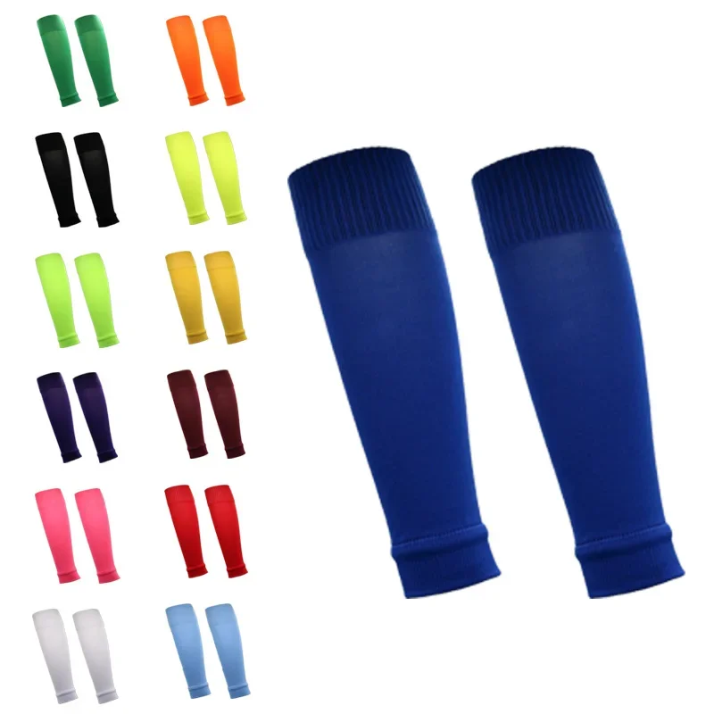 1 par de fundas deportivas para piernas, calcetines para pantorrillas, calcetines de compresión y protectores para piernas.