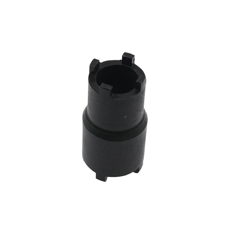 Werkzeug zum Entfernen der Motorradmutter, schwarzer doppelköpfiger Kupplungssicherungsmutterschlüssel, Motorrad-Reparaturwerkzeug