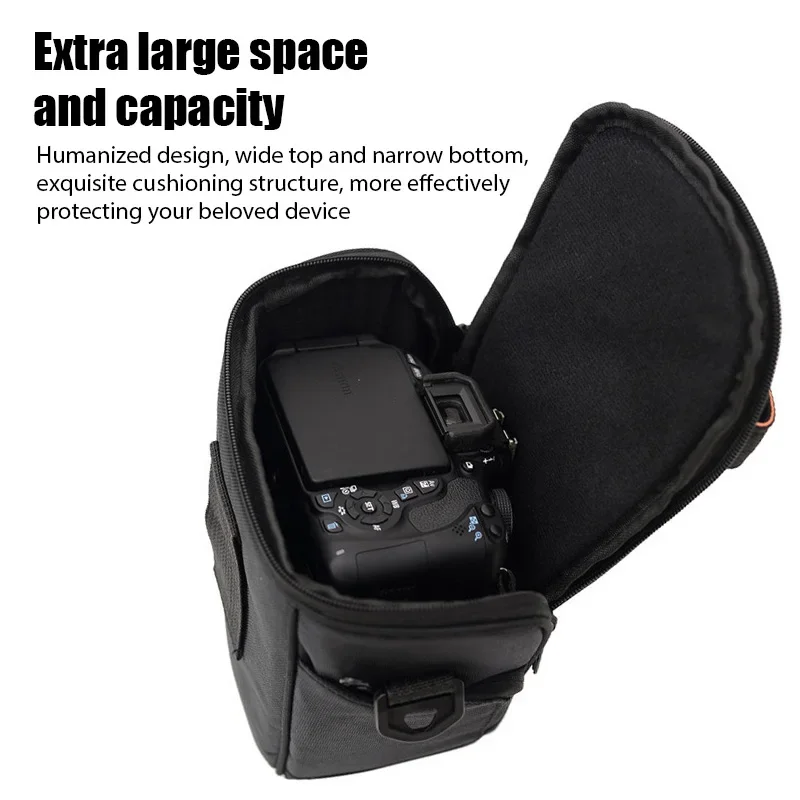 Digital Camera Bag Nylon Shoulder Bag Photographic Equipment Bag Waterproof Camera Bag Micro Single for Nikon Canon Nikon