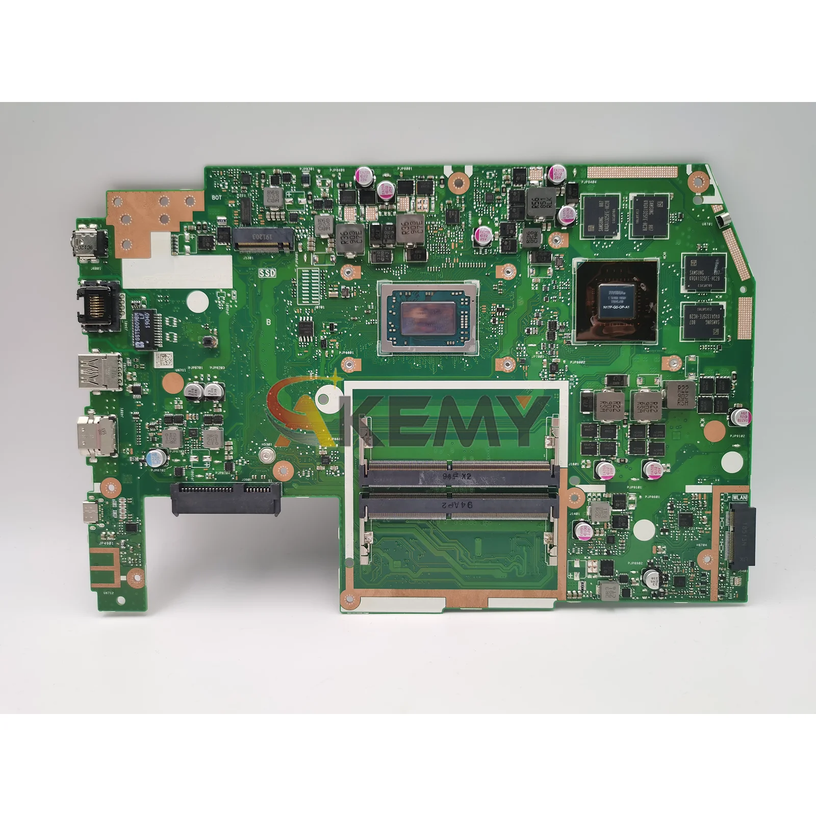 X570DD Motherboard Laptop untuk ASUS VivoBook YX570DD X570D YX570ZD X570DD Mainboard Notebook dengan R3 R5 R7 CPU 100% Tes OK Stk