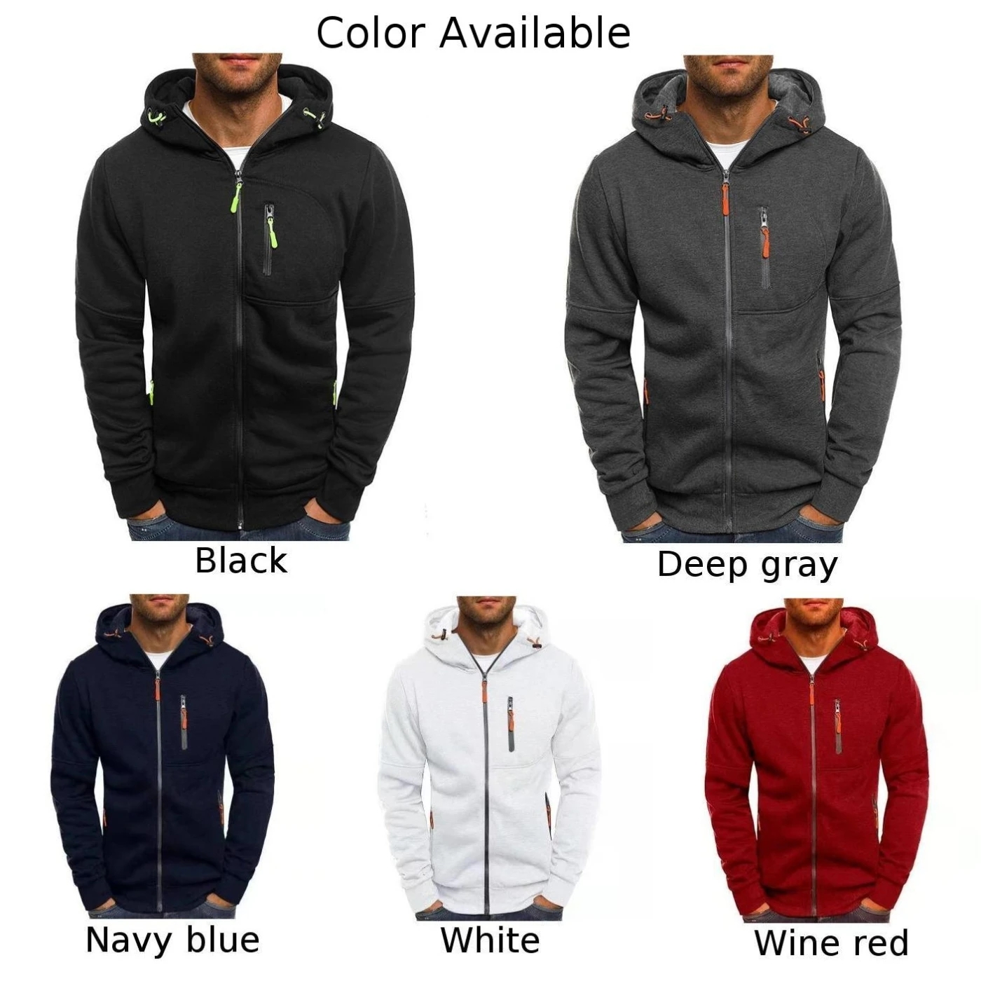 CCM-Conjunto de Sudadera con capucha y pantalones para hombre, chándal informal, chaqueta deportiva con cremallera, traje de Jogging, otoño