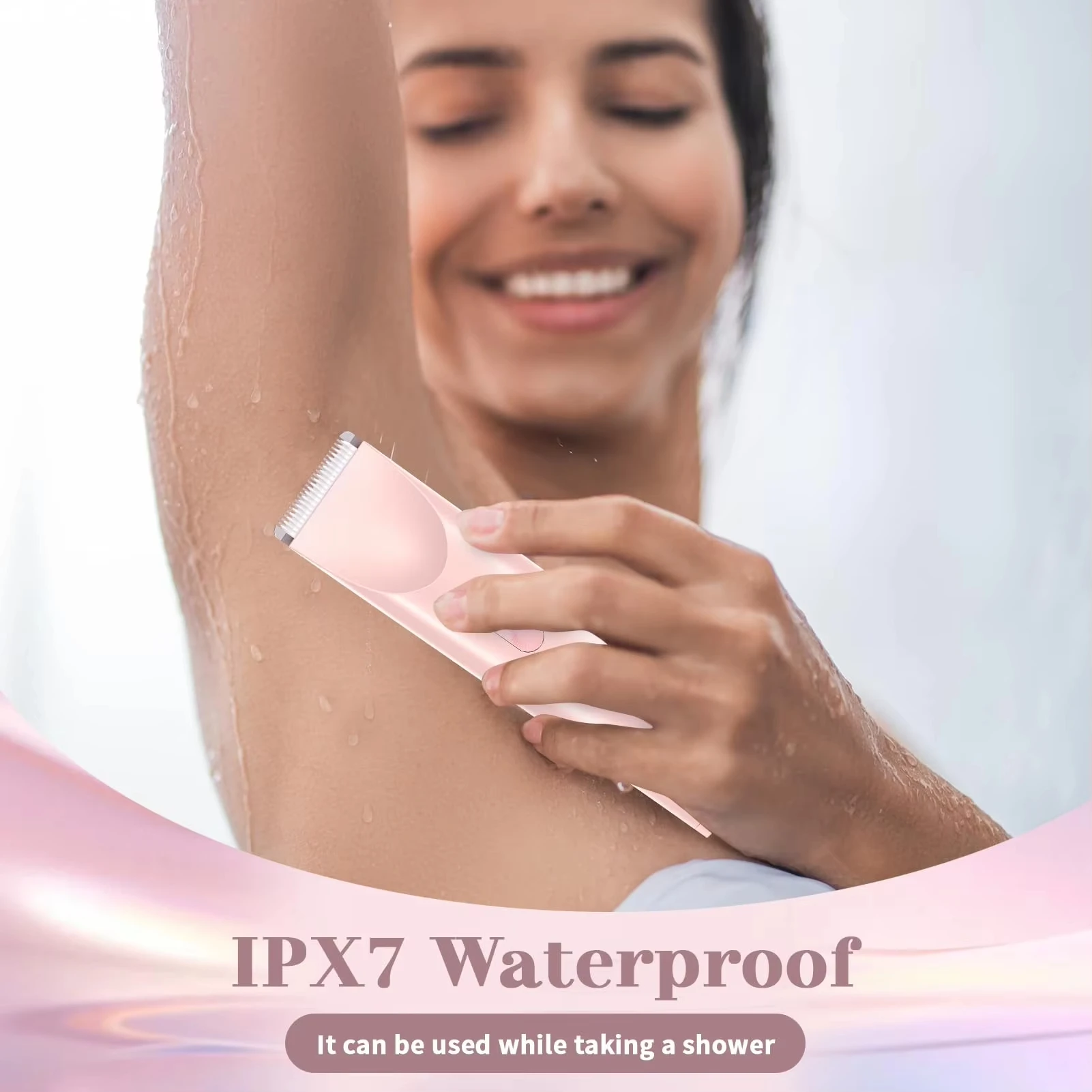 2025 กันน้ําเครื่องโกนหนวดไฟฟ้าแบบชาร์จไฟได้ Mini ผู้หญิงบิกินี่ Trimmer Body Hair Remover Mini Double Headed เครื่องกําจัดขนไฟฟ้า
