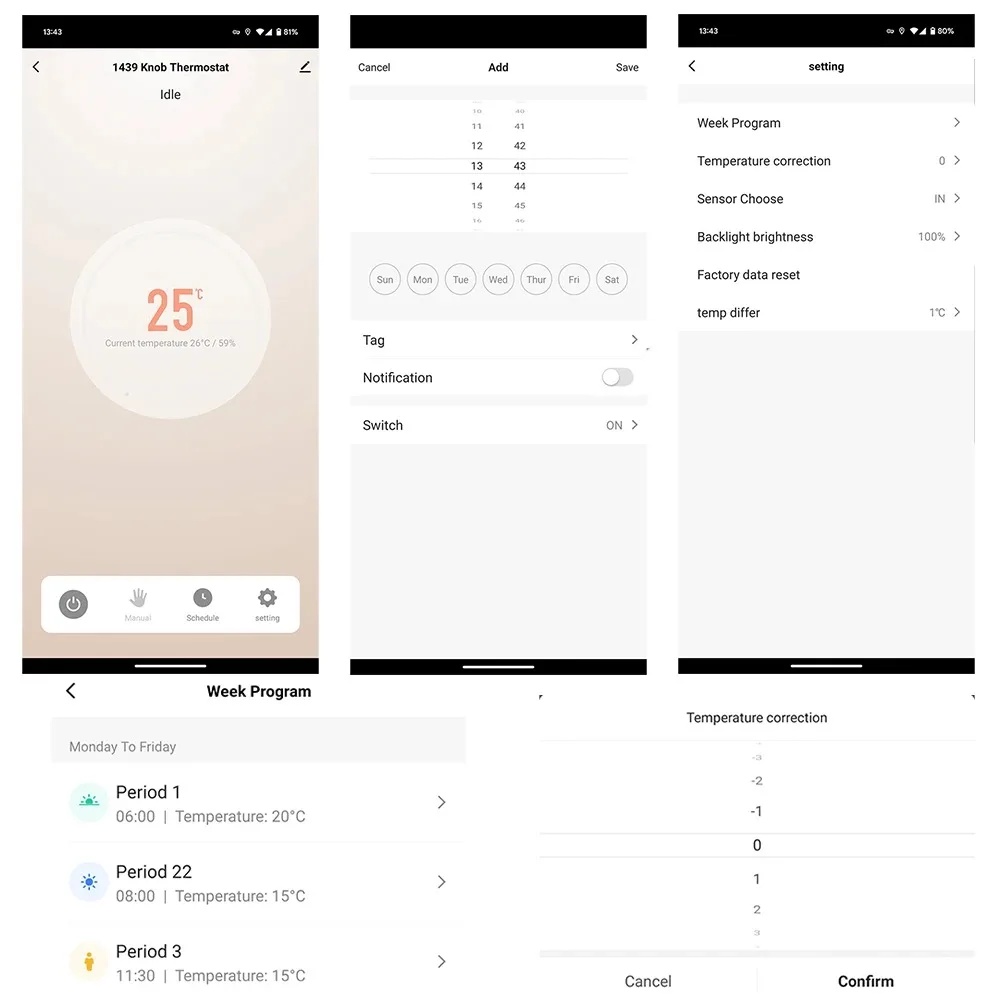 TUYA WiFi สมาร์ทลูกบิดเทอร์โมเครื่องทําความร้อนชั้นน้ําหม้อต้มแก๊ส Home Room Programmable Temperature Controller Alexa Google Home