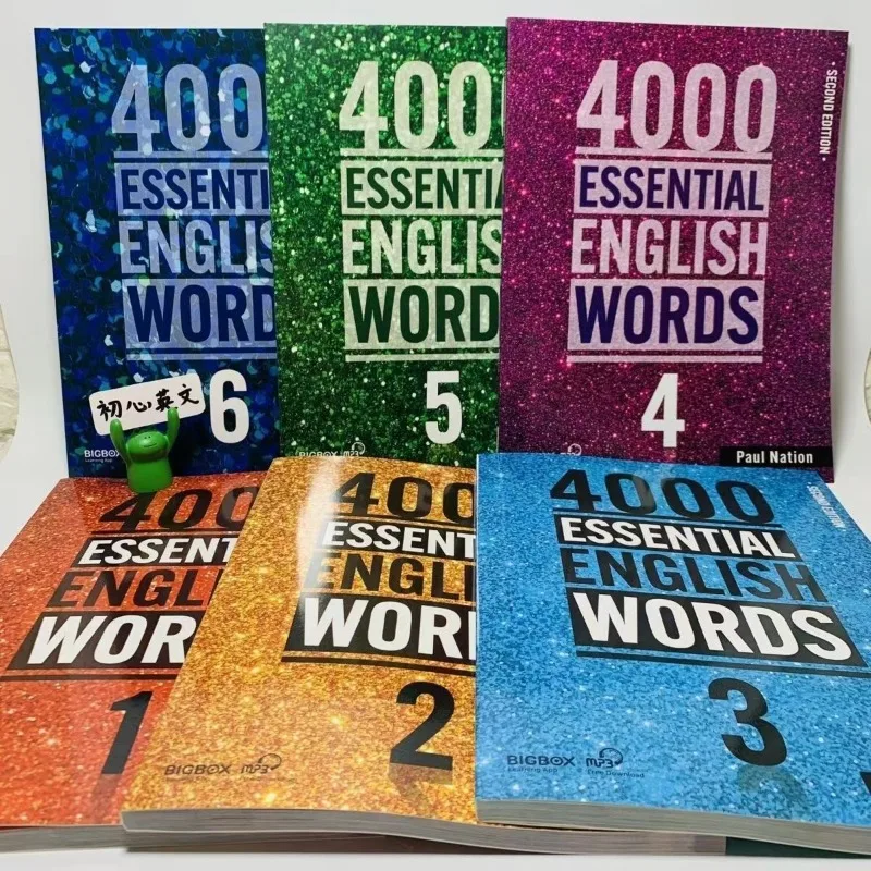 หนังสือ 6 เล่ม/ชุดใหม่ 4000 คําภาษาอังกฤษที่จําเป็น 1 - 6 Core หนังสือเรียนคําศัพท์สําหรับหนังสือสอบประถมศึกษา