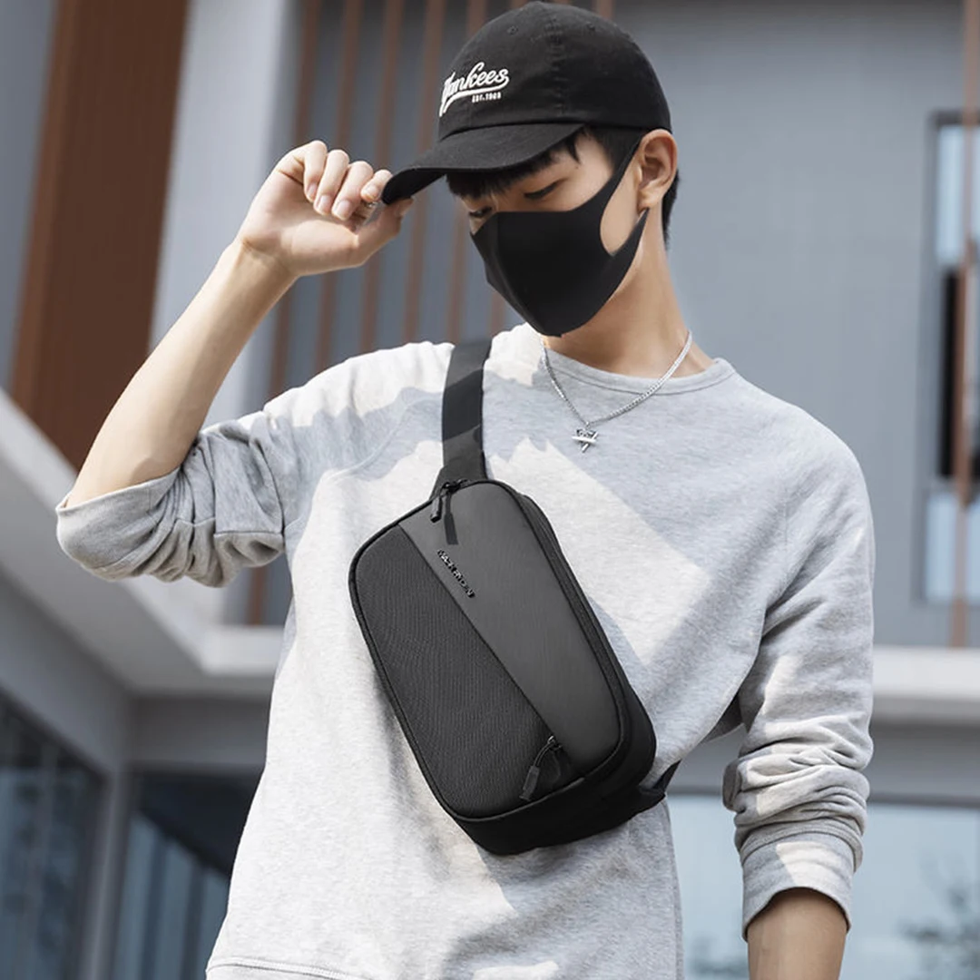 Mark ryden elegante crossbody saco crossbody sacos de luxo designer dos homens crossbody saco pequeno saco peito para homens sacos para homem