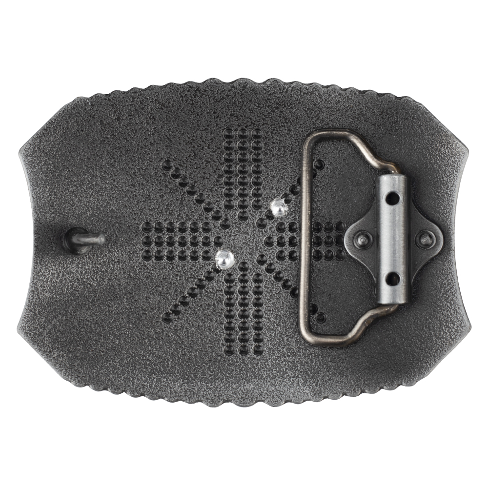 Western Cowboy Zinklegierung Buchstaben Gürtelschnalle A bis Z Unisex