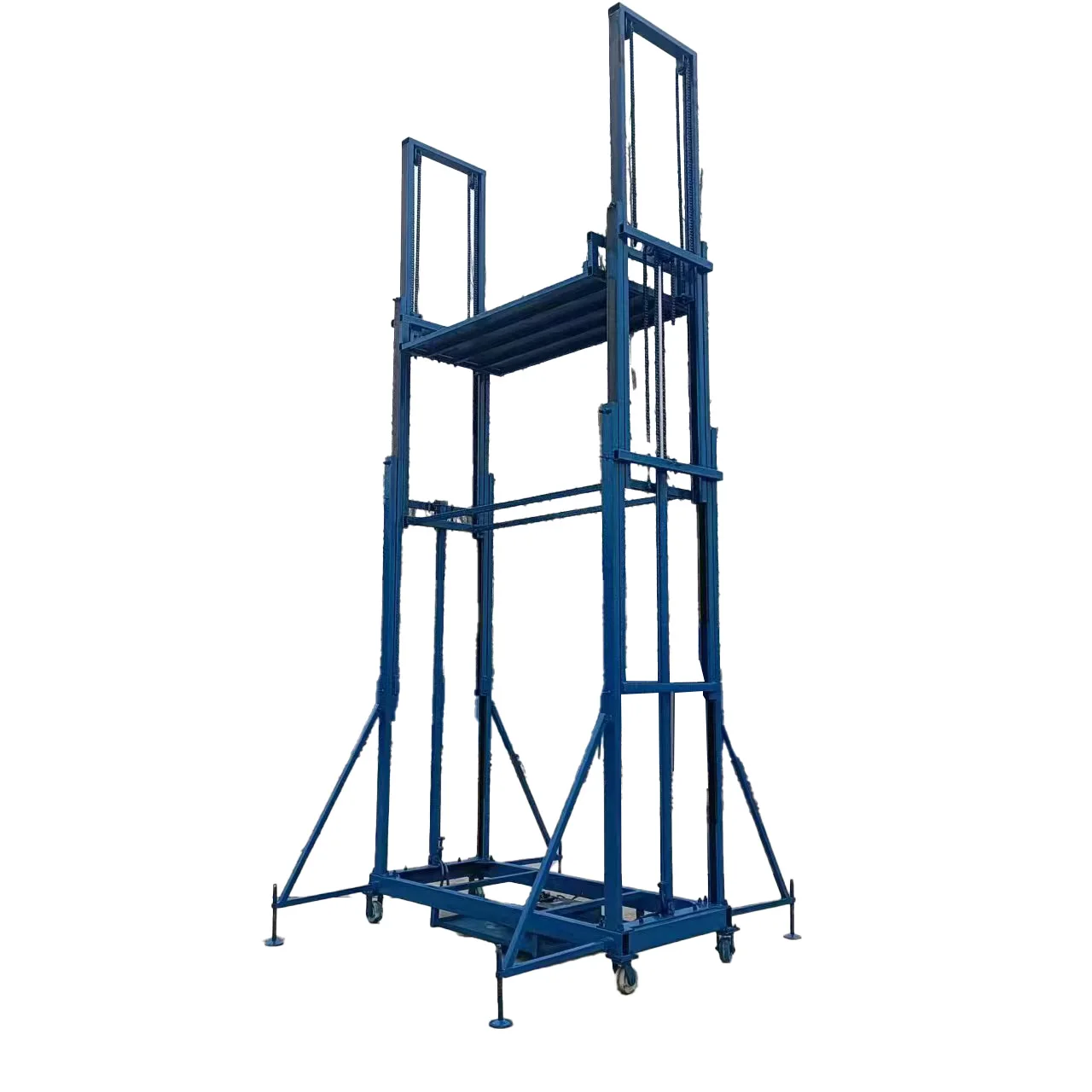 New Foldable Electric Scaffolding Electric Lifting Ladder Mobile Telescopic Frame Construction Scaffold Platform
