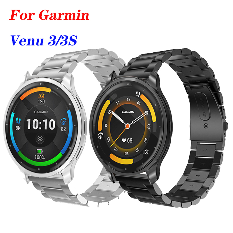ステンレス鋼ストラップ TPU ケース時計バンドソフトカバーガーミン Venu 3 3S スクリーンプロテクターシェルスマートウォッチリストブレスレットベルト