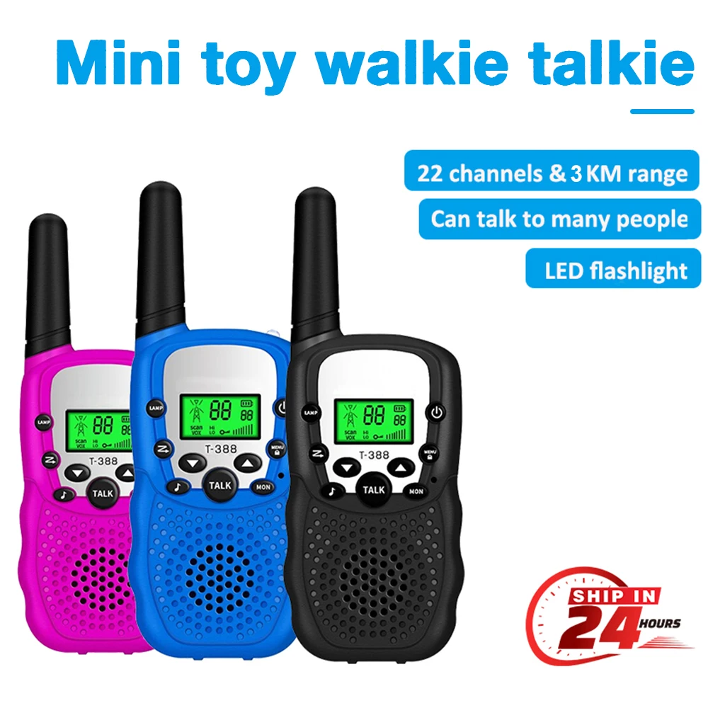 Handheld Walkie Talkie 2PCS Kinder Walkie Talkie 3KM Mini Spielzeug Walkie Talkie Spielzeug Für Kinder Geburtstag Geschenk