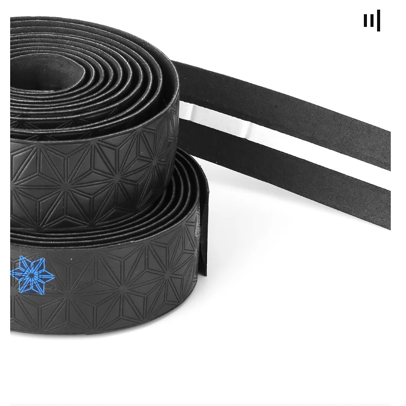 2Pcs Anti-Slip Handlebar Tape PU Road Bike Shock Absorption Handle Bar Tape With Bar End Plugs For Bicycle Racket Cycling Tools
