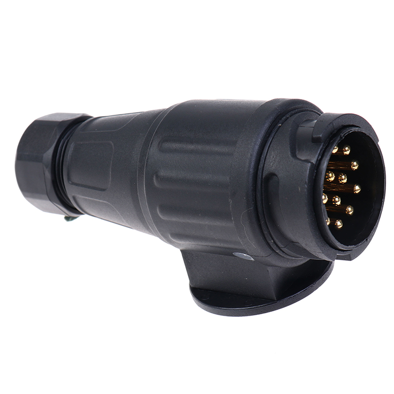 Tomada impermeável do reboque, conector bonde, 13 Pólo, 12V