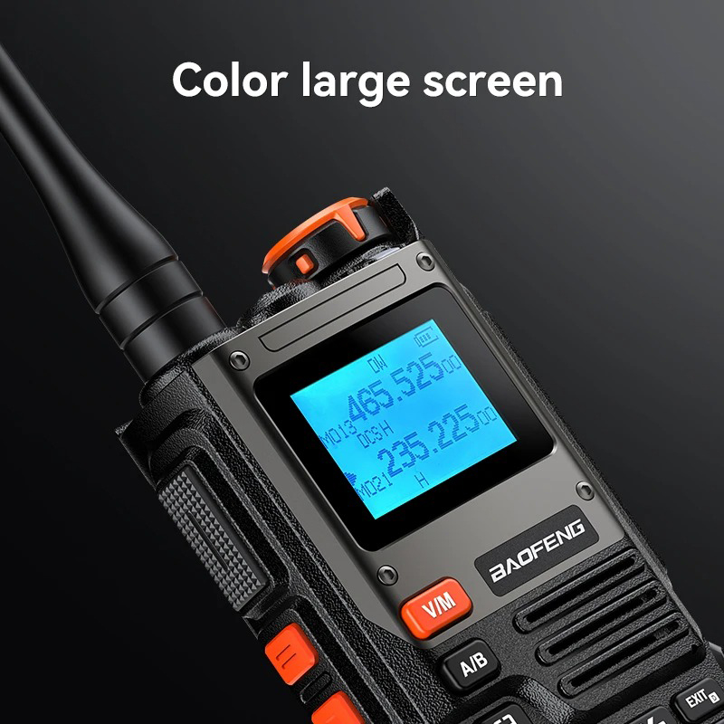 Baofeng UV-K61 Walkie Talkie Seven Bands VHF UHF Air Band 999Ch Double Wait Wireless Freq Copy NOAA FM Ham Radio Noise Cancel