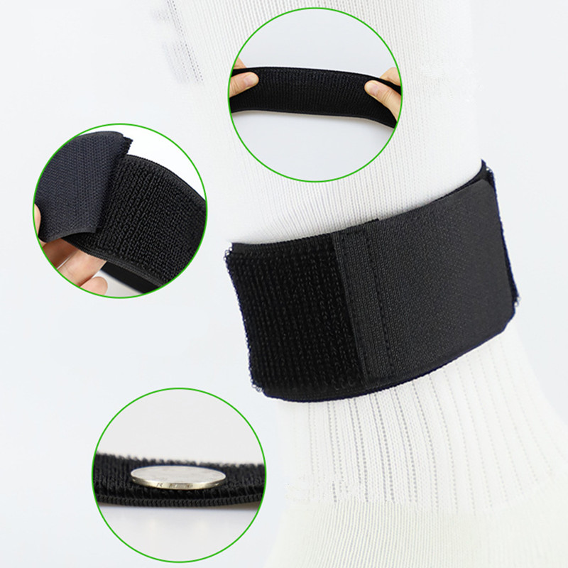 Shin Guard Fixed Bandage Tape Fastener Adjustable Elastic Shinguard Fixing Strap for Soccer Football Cycling Leg Shin Pad