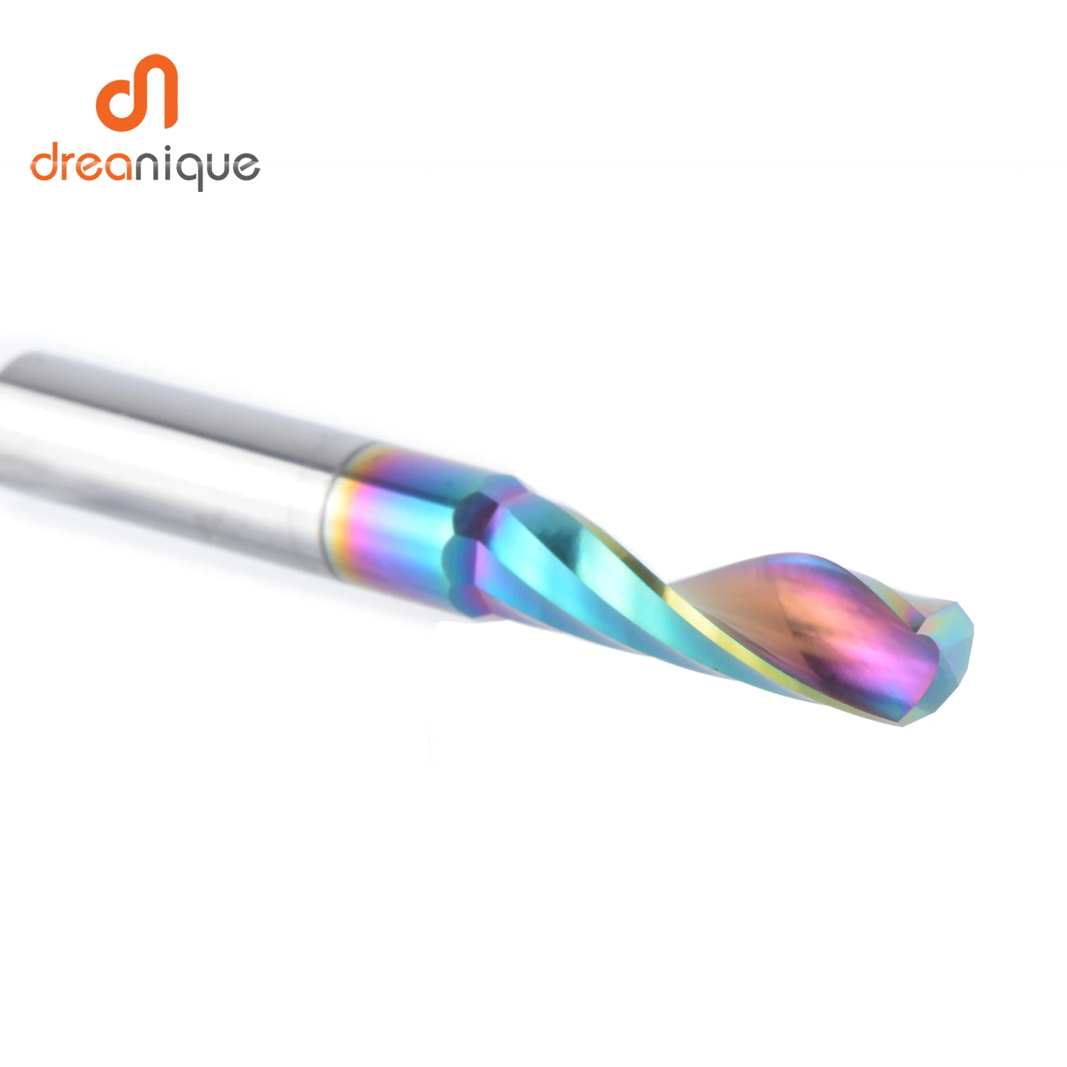 1pc aaaaaシングルフルート超硬スパイラルエンドミル3.175、4、5、6ミリメートルアルミミルcnc 3D彫刻木工アクリルdlcコーティング