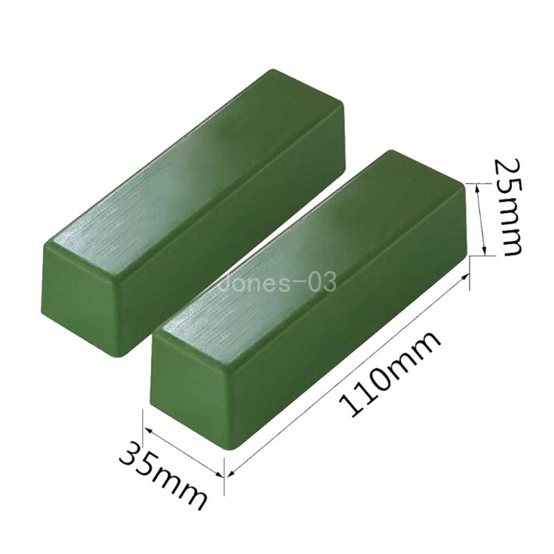 Q6PE สีเขียววางขัด Fine Green Buffing Compound โลหะขัดวางขี้ผึ้ง