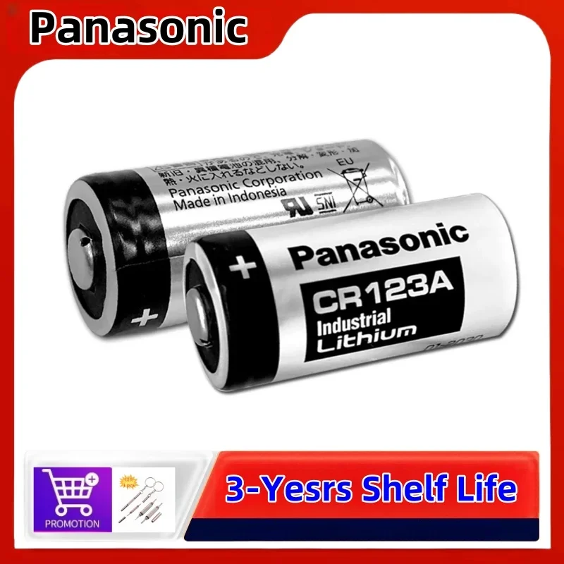 2 шт. 10 шт. оригинальный Panasonic 123 литиевый 3 В Arlo аккумулятор для камеры CR123A CR17345 DL123A EL123A 123A