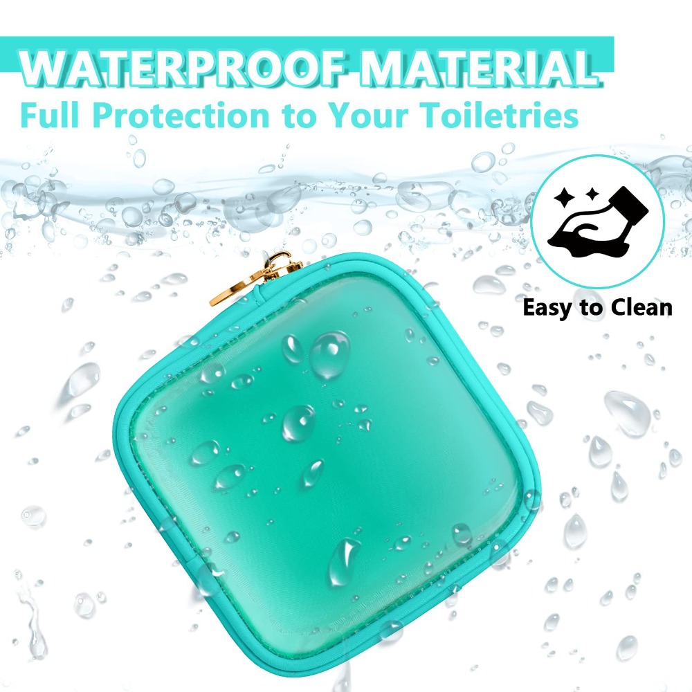 Mini Pvc Cosmetic Bag Waterproof Zipper Storage Bags Small Multi-function Cosmetic Pouch Girls