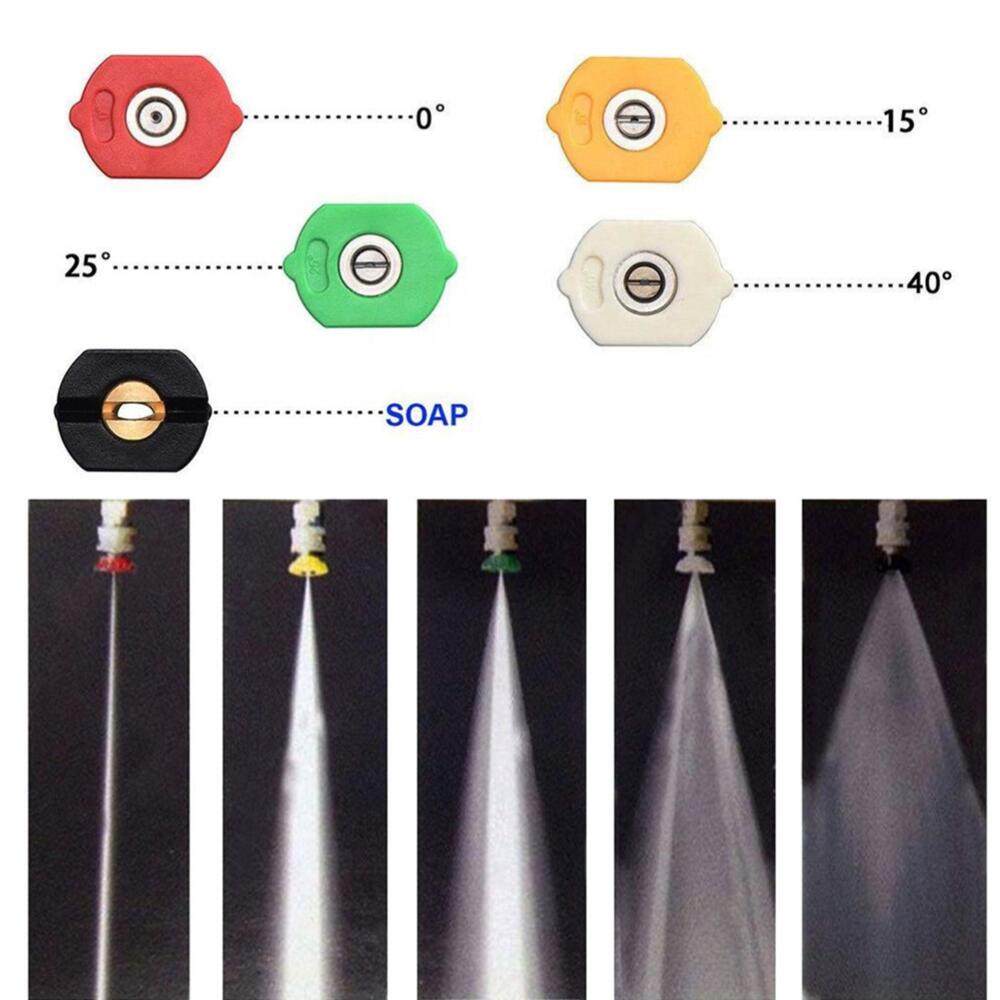 Adaptador M22 de 14/15MM con válvula de bola con enganche rápido de 1/4" para interruptor de encendido/apagado de manguera de lavado de alta presión