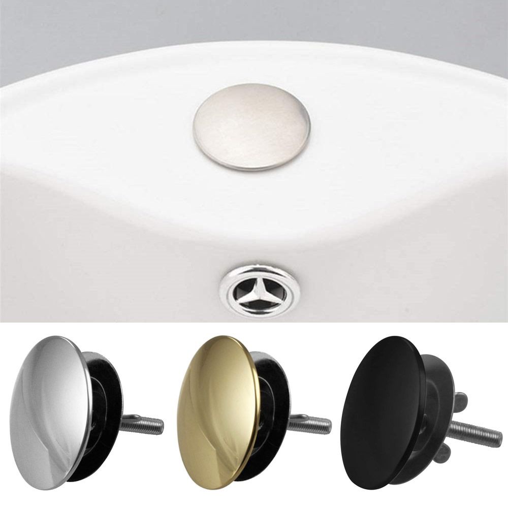Universal Aço Inoxidável Sink Faucet Hole Cover, Kitchen Counter Stopper, Plug Cap, Matte Black