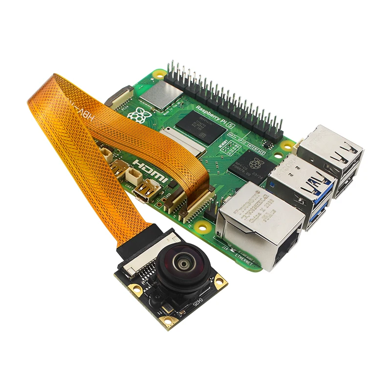 Веб-камера Raspberry Pi 5 8 Мп IMX219 с датчиком и интерфейсом CSI, 77 °, 130 °, 160 °, 200 °, для Raspberry Pi 5 Zero W, 2 Вт