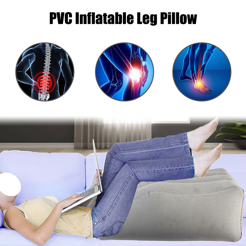 Inflatable Foot Pillow Elevation Leg Pillows Travel Camping Sleeping Wedge Pillow Knee Cushion,Inflator Electric Air Pump 220V