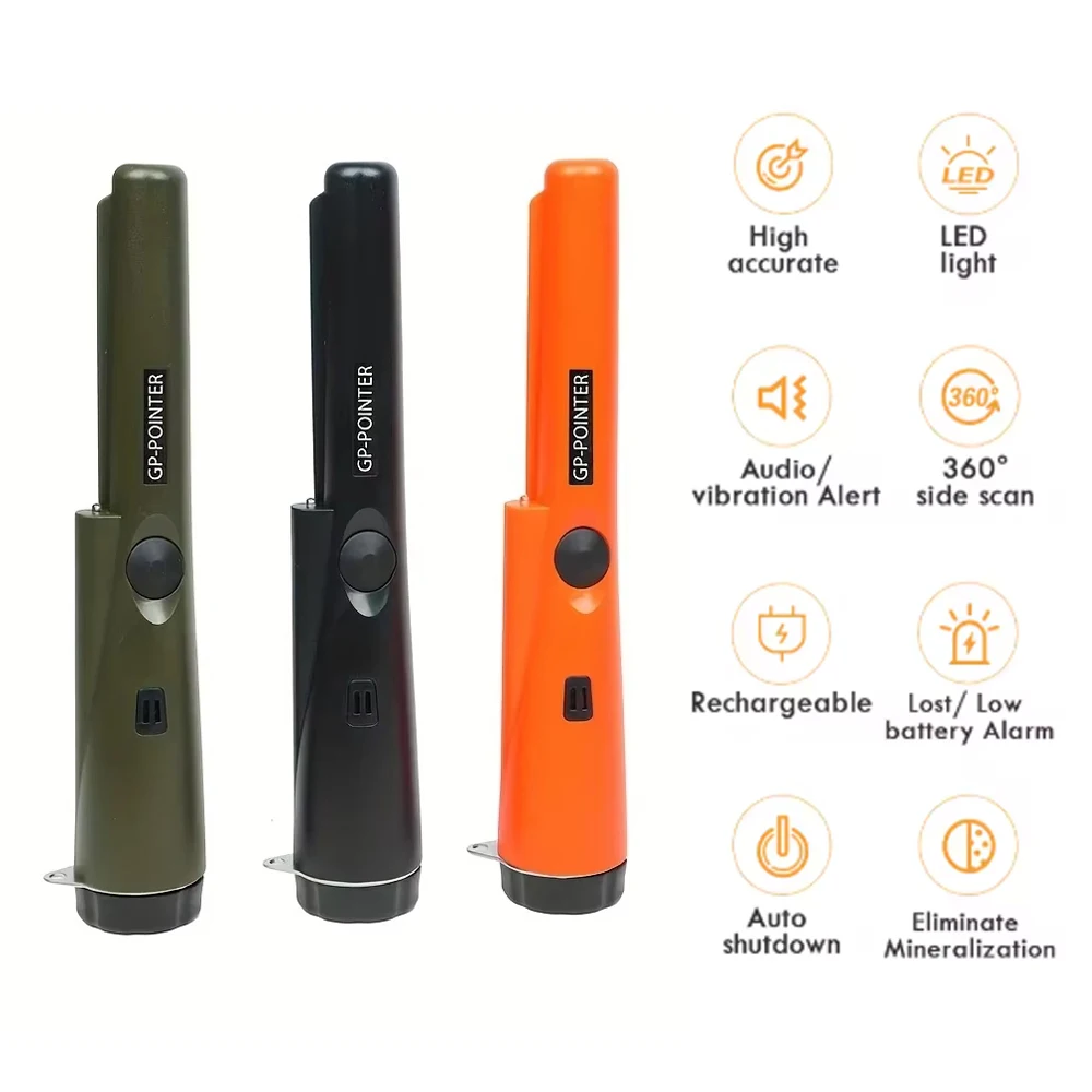 Slimme GP-Pointer-detector IP66: nabijheidsgevoelig alarm + 360° °   Scannen |   Automatisch afstemmen + tastbaar mes + 2-in-1 trillingen/audio