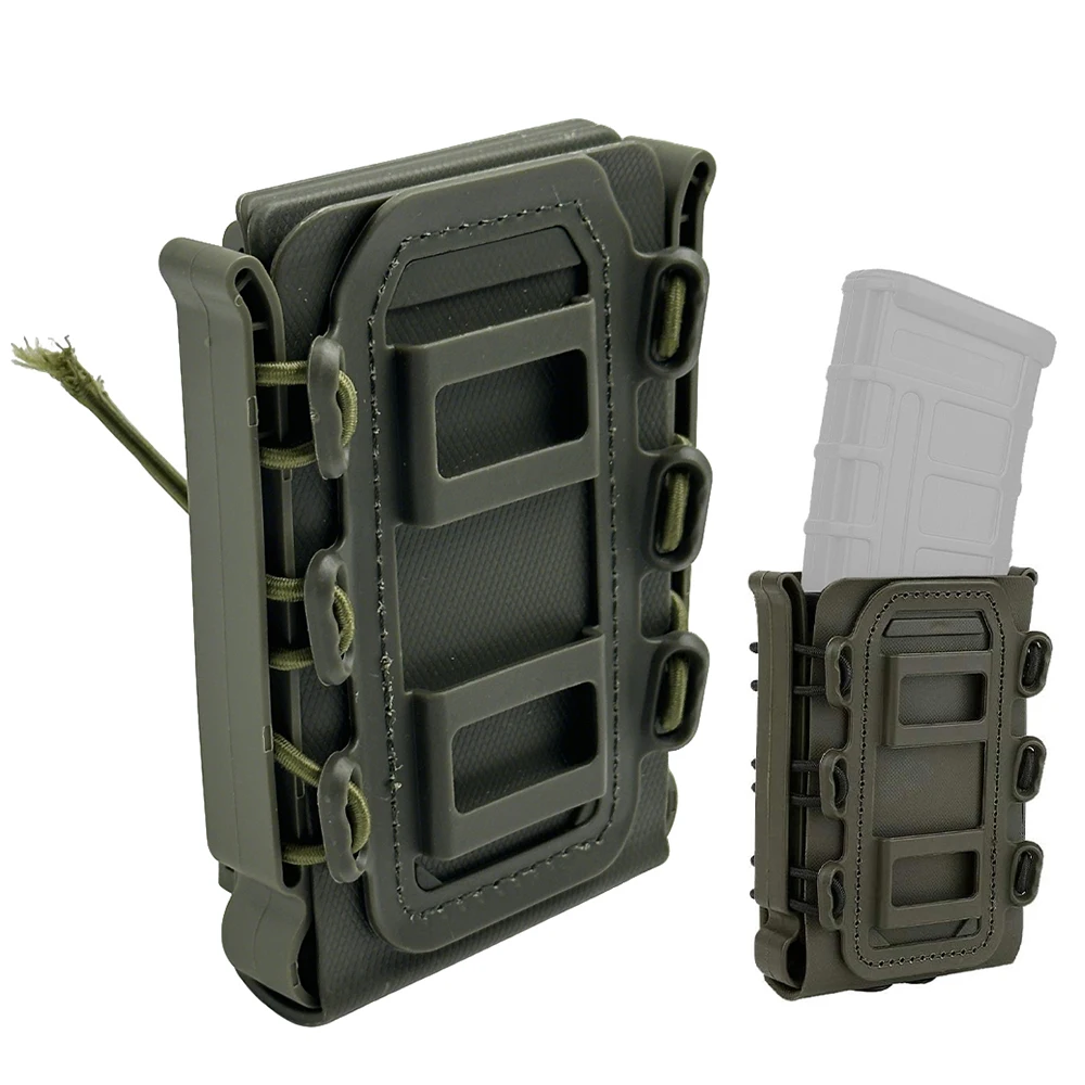 Custodia tattica Molle per caricatore AR 15 M4 AK 47 7.62 5.56 Scorpion Fast Mag Holster Custodia per pistola da caccia Airsoft Accessori