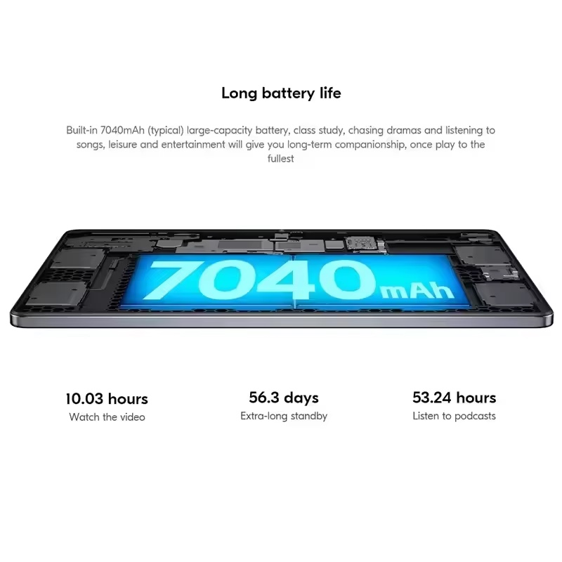Глобальная прошивка Lenovo Xiaoxin Pad 2024 Планшет 6 ГБ 8 ГБ 128 ГБ 256 ГБ 11 "Дисплей Qualcomm Snapdragon 685 WIFI 7040 мАч Android Tab
