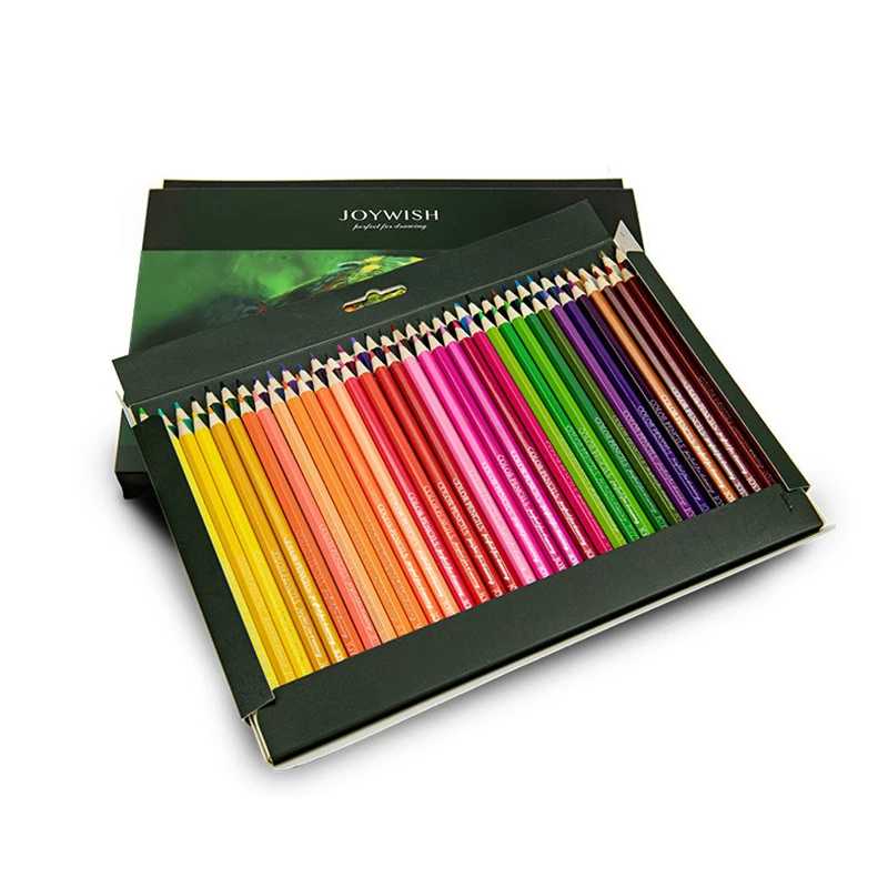 12/24/36/48/72 สีดินสอผิวมันดินสอสีภาพวาดปากกาดินสอสีชุดมือวาด Sketch ปากกาอุปกรณ์สํานักงานโรงเรียน
