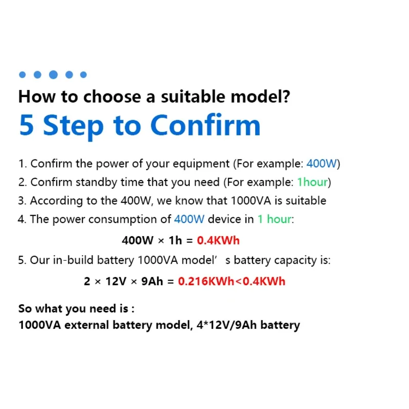 Cwups Low Moq 3kva 2400w 컴퓨터 UPS 온라인 디지털 디스플레이 UPS 가정용 백업 전원